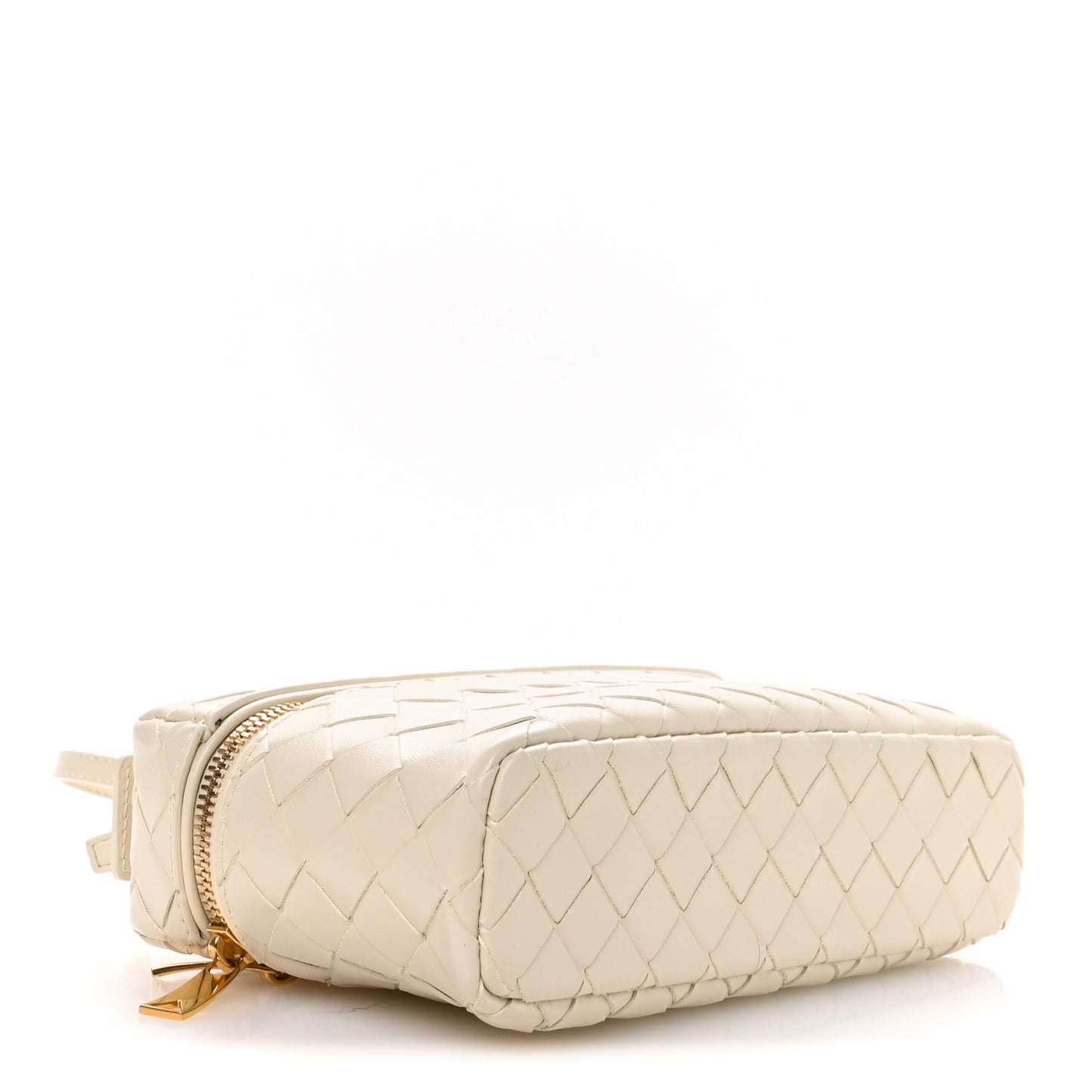 Calfskin Intrecciato Bang Bang Vanity Case Sea Salt