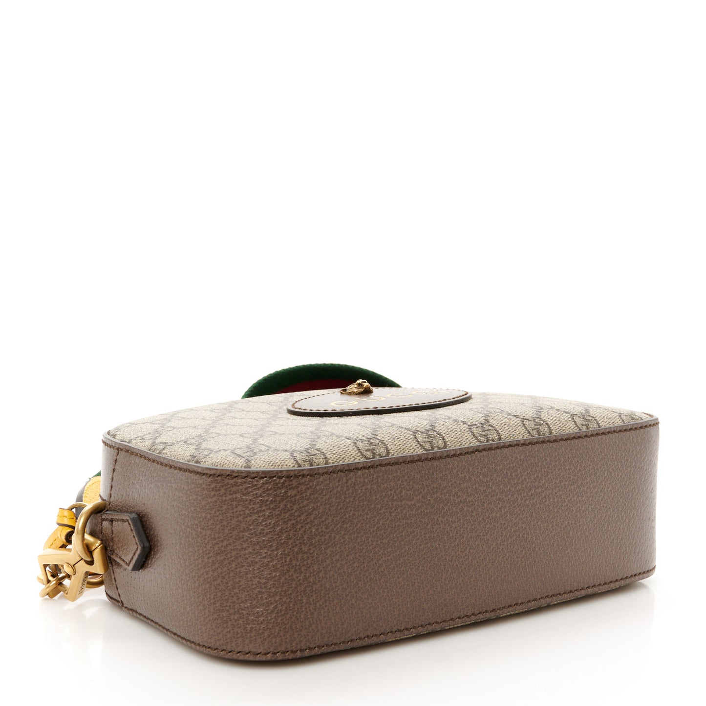 GG Supreme Monogram Web Neo Vintage Shoulder Bag Beige New Acero Crop