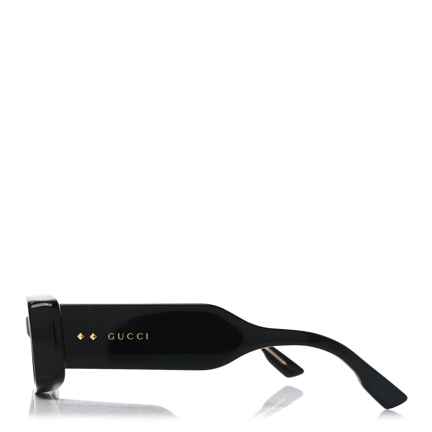 Gucci Acetate Rectangle Frame Sunglasses GG1528S Black 3 of 7