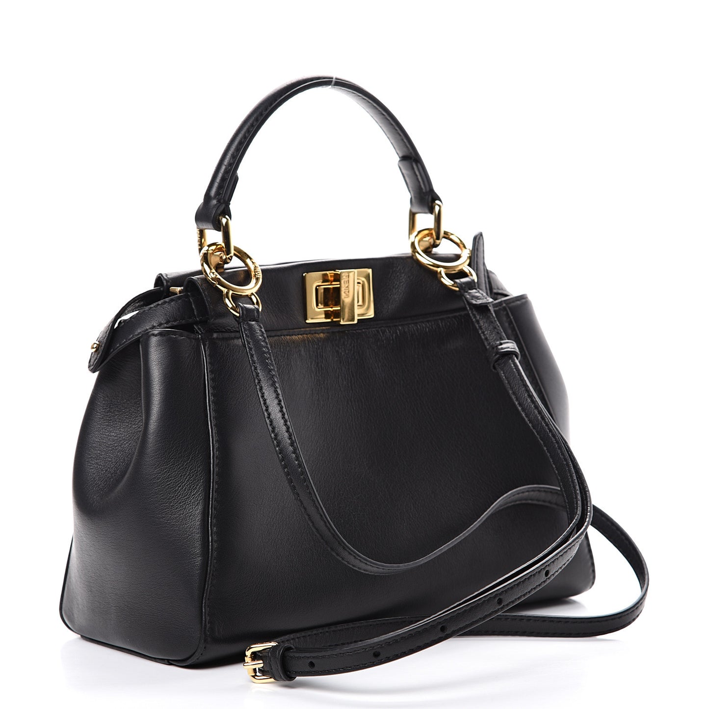 Nappa Mini Peekaboo Iconic Satchel Black