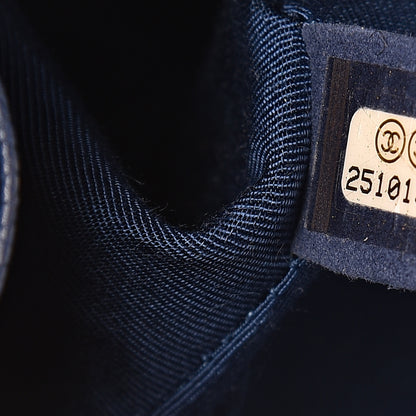 Chanel Caviar Quilted Medium Boy Flap Dark Blue 6 of 9