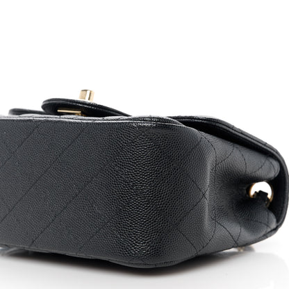 Chanel Caviar Quilted Mini Square Flap Black 11 of 11