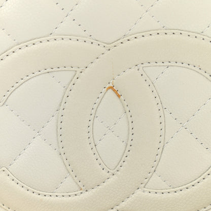 Chanel Caviar Quilted Grand Shopping Tote GST White 12 of 16