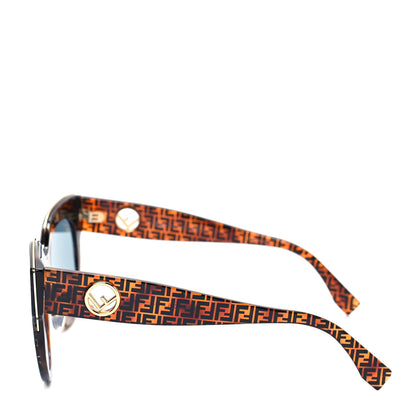 Fendi Acetate F is Fendi FF Cat Eye Sunglasses FF 0360/G/S Havana 3 of 7