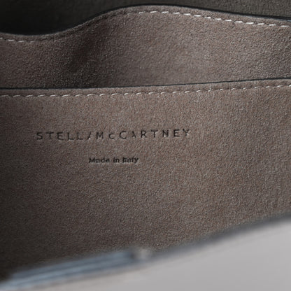 Stella McCartney Eco Alter Nappa Perforated Logo Mini Crossbody Dark Taupe 6 of 11