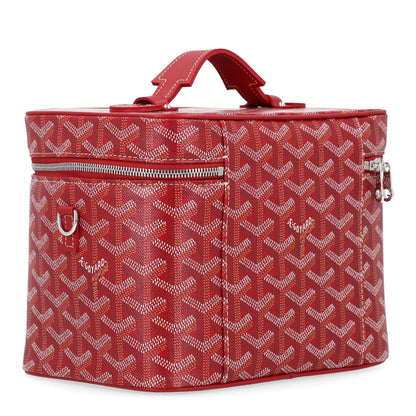 Goyard Goyardine Muse Vanity Case Red 4 of 11