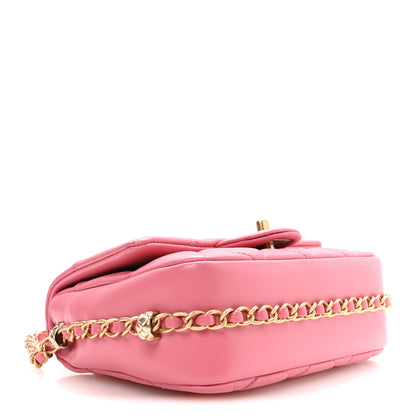 Chanel Lambskin Quilted CC Small Dynasty Flap Pink 3 of 10