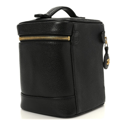 Chanel Caviar Vanity Cosmetic Case Black 3 of 11