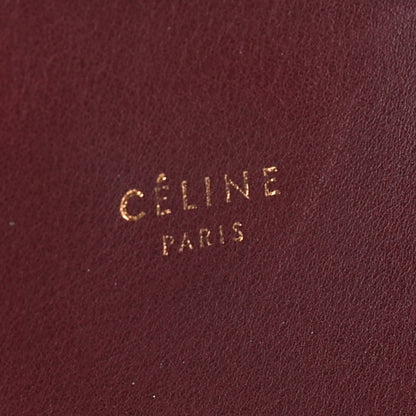 Celine Natural Calfskin Flat Bag Burgundy 6 of 10