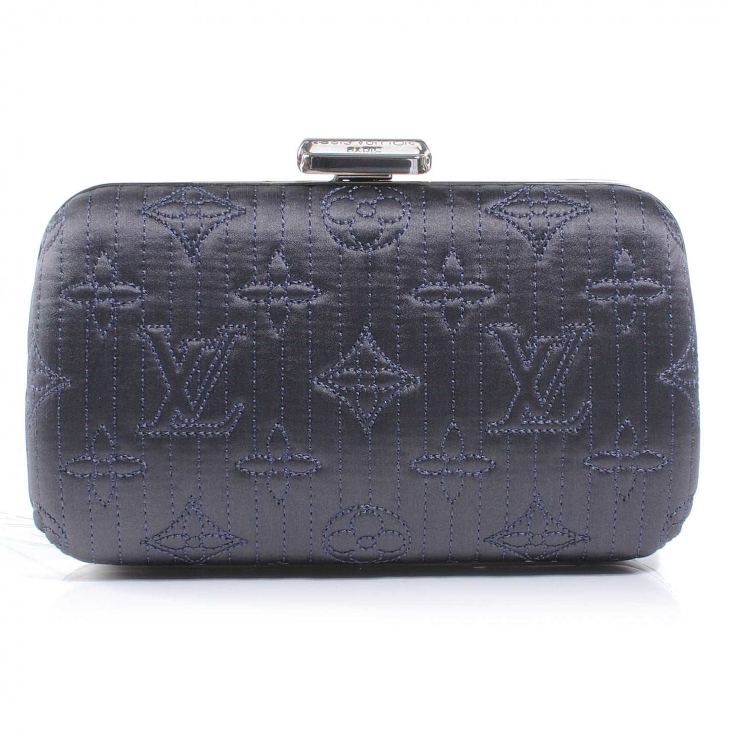 Monogram Motard Minaudiere Clutch Grey