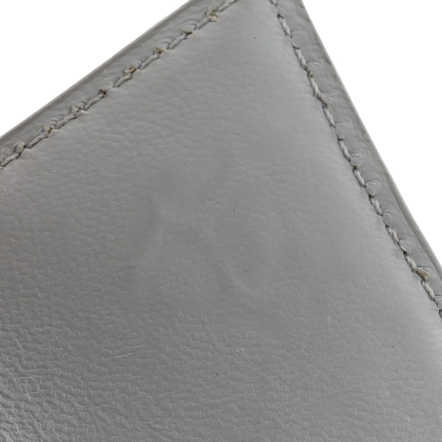 Balenciaga Shiny Metallic Calfskin Crocodile Embossed Hourglass Chain Bag Ash Blue 11 of 11