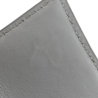Balenciaga Shiny Metallic Calfskin Crocodile Embossed Hourglass Chain Bag Ash Blue 11 of 11