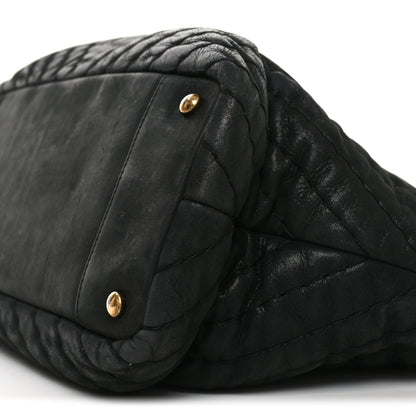 Chanel Calfskin Chevron Quilted Surpique Tote Black 10 of 10