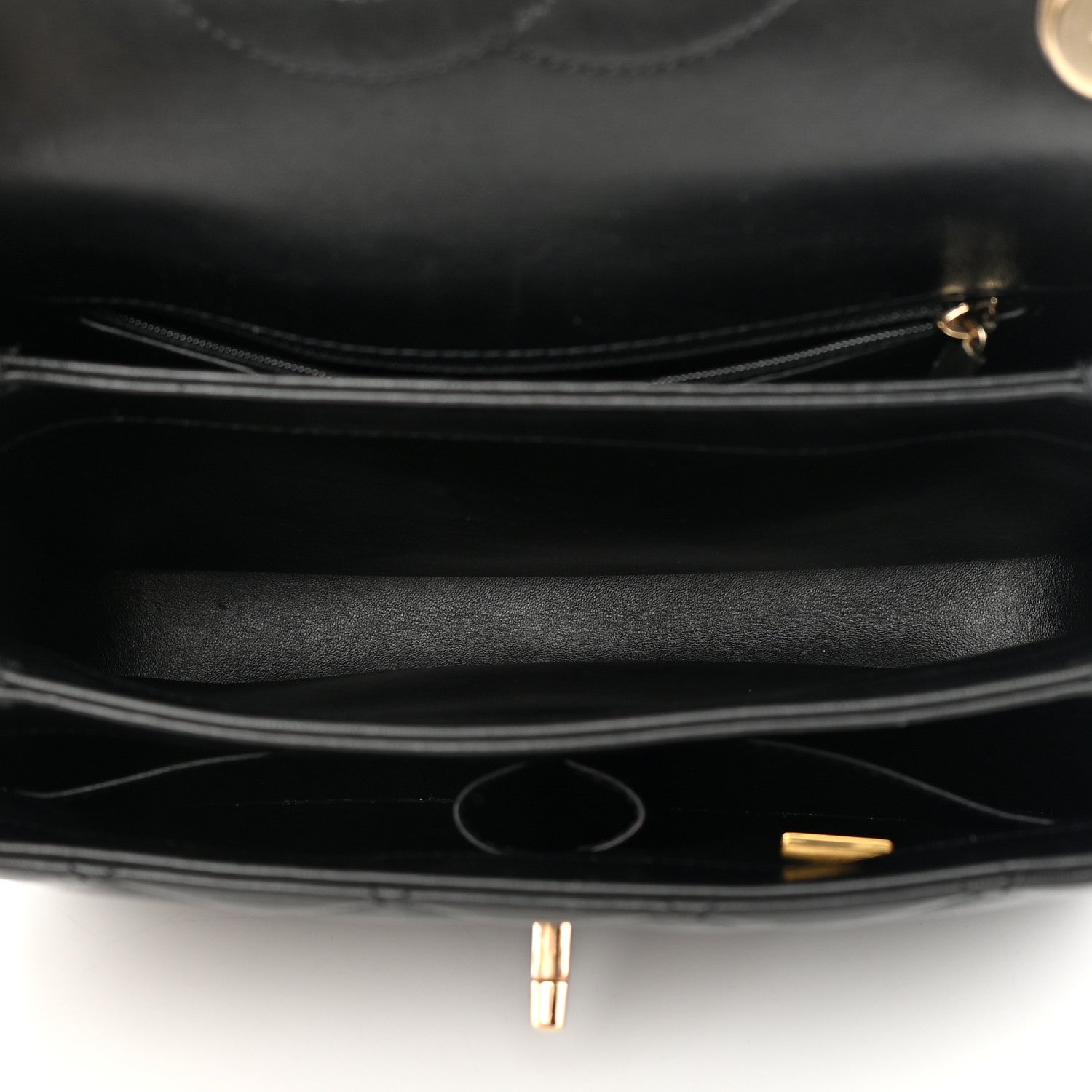 Chanel Lambskin Quilted Small Trendy CC Dual Handle Flap Bag Black 5 of 14