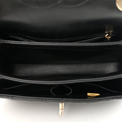 Chanel Lambskin Quilted Small Trendy CC Dual Handle Flap Bag Black 5 of 14