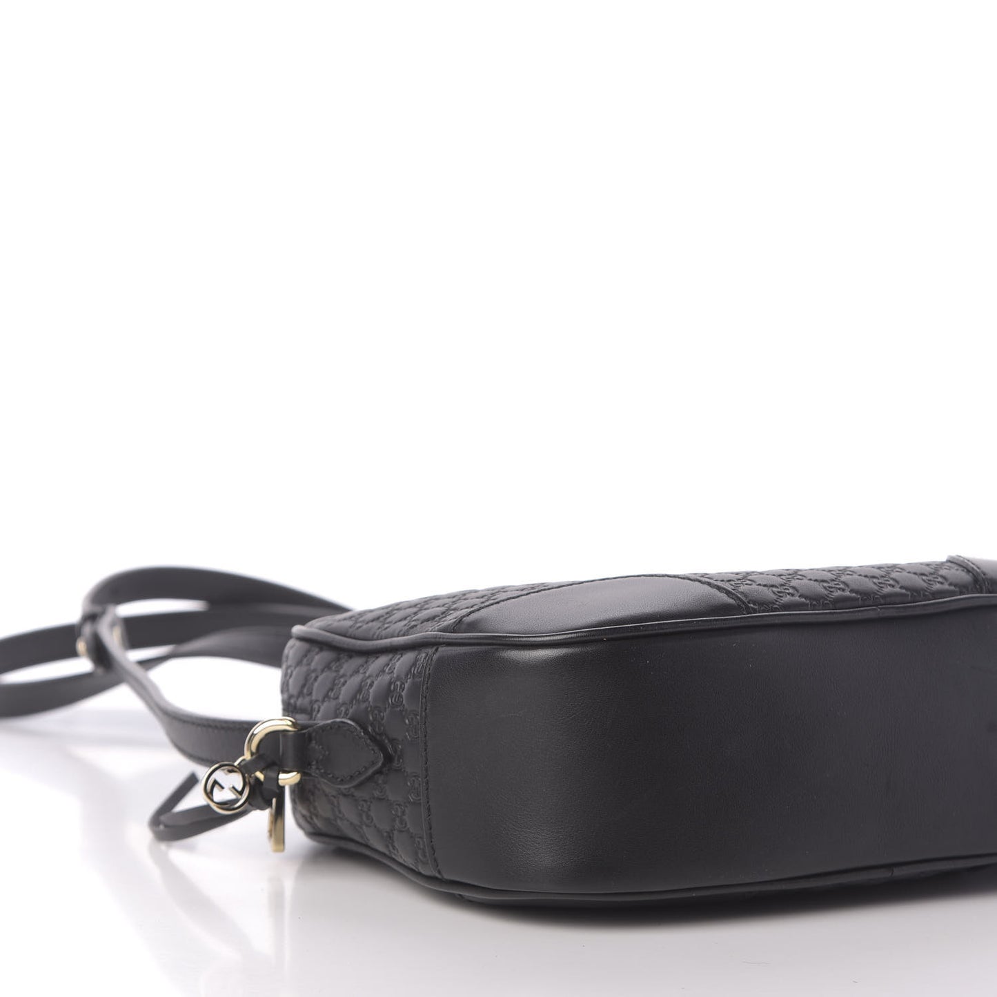 Microguccissima Mini Bree Messenger Bag Black