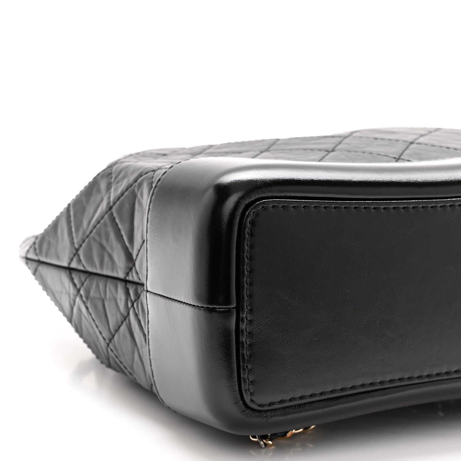 Chanel Aged Calfskin Quilted Small Gabrielle Backpack Black 9 of 12