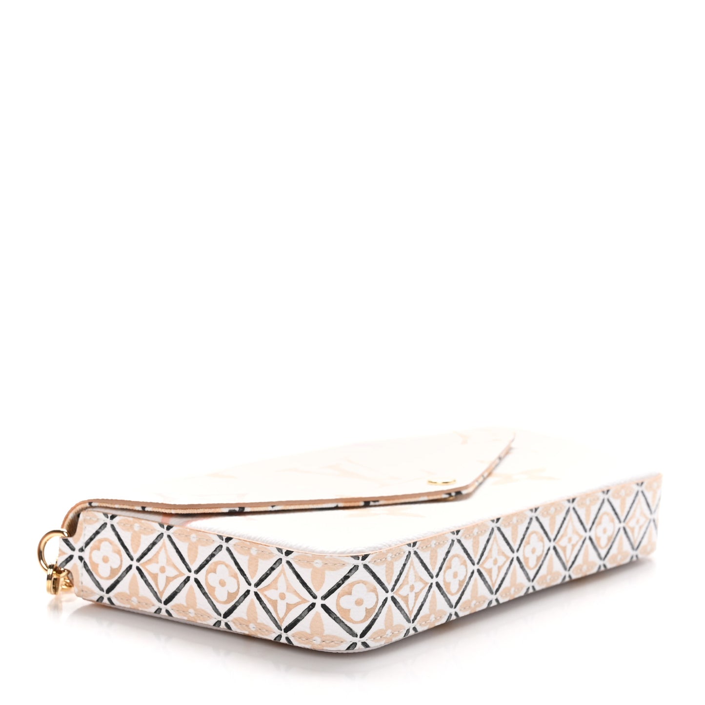 Monogram Giant By The Pool 2.0 Felicie Pochette Chain Wallet Beige