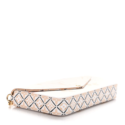 Louis Vuitton Monogram Giant By The Pool 2.0 Felicie Pochette Chain Wallet Beige 5 of 11