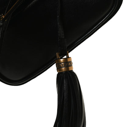 Saint Laurent Velour Matelasse Monogram Lou Belt Bag Black 14 of 15
