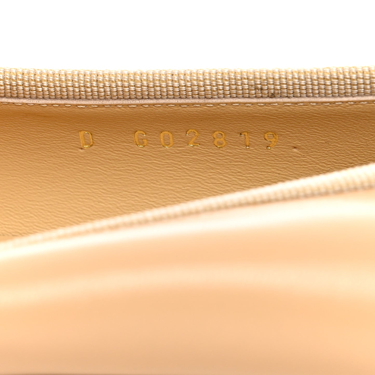 Lambskin Cap Toe CC Ballerina Flats 37 Beige Black