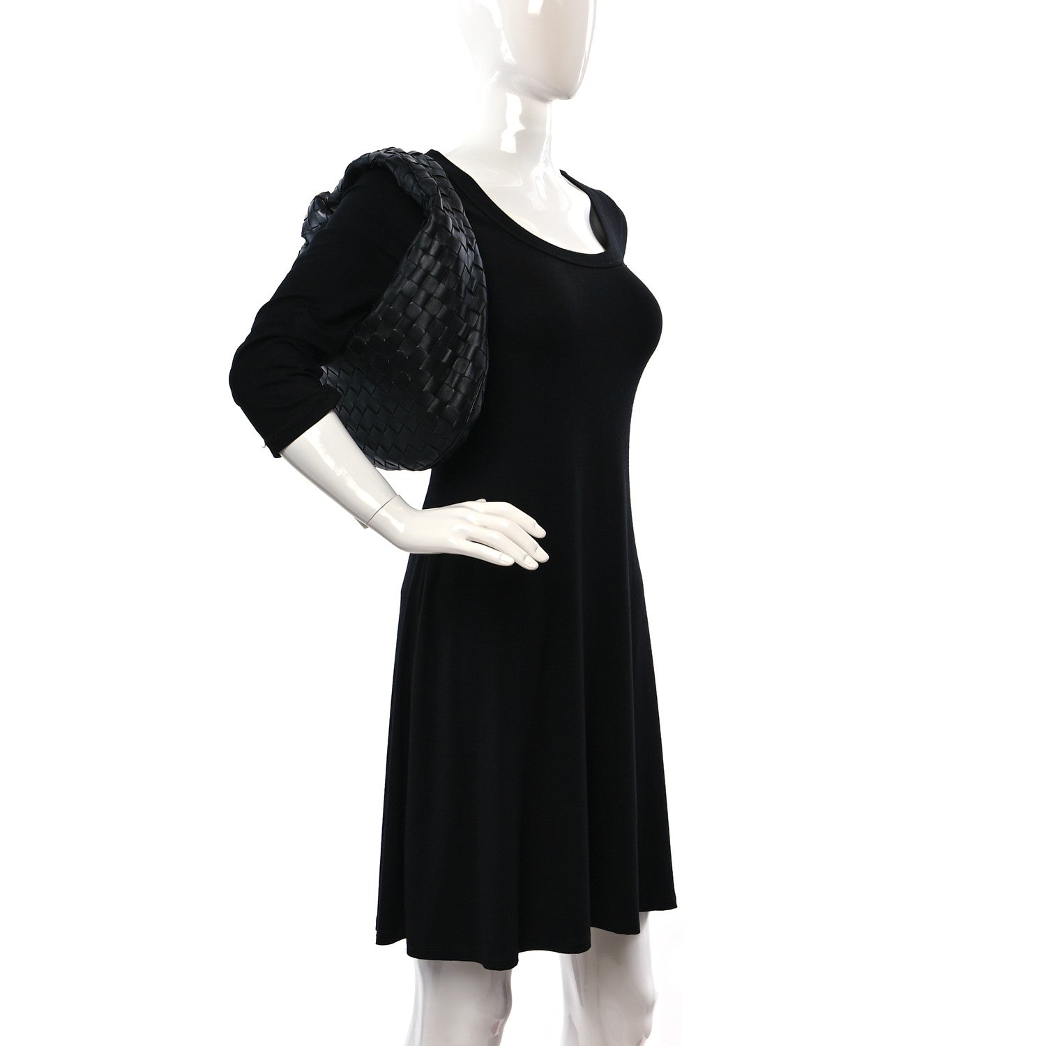 Bottega Veneta Nappa Intrecciato Teen Jodie Hobo Black 2 of 12