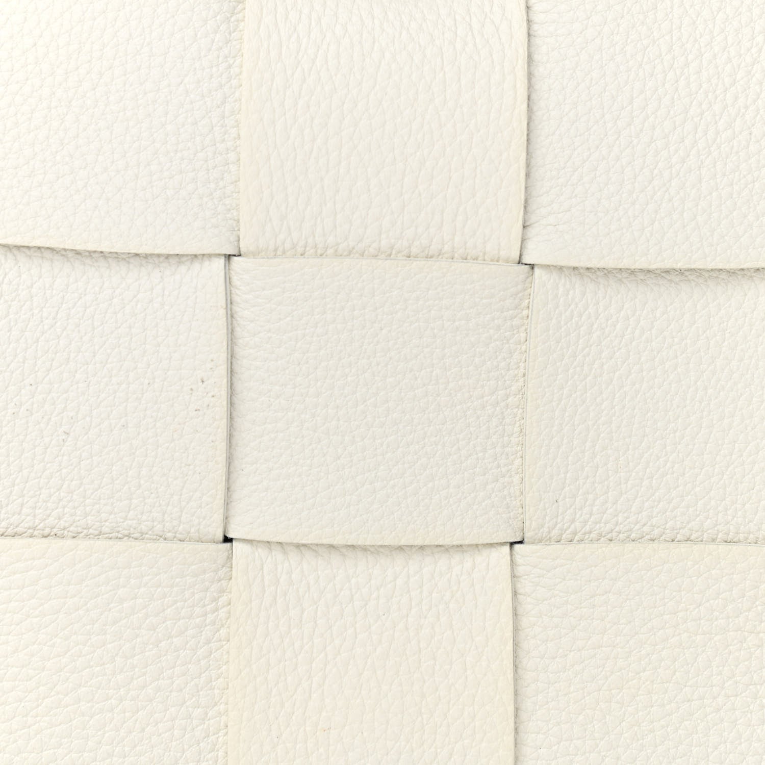 Bottega Veneta Grained Calfskin Maxi Intrecciato Cassette Crossbody Bag White 7 of 10