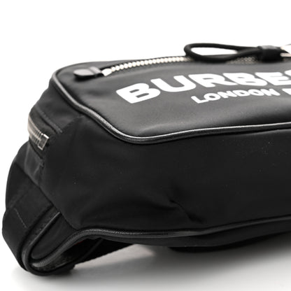 Burberry Econyl Logo Print Bum Bag Black 8 of 9
