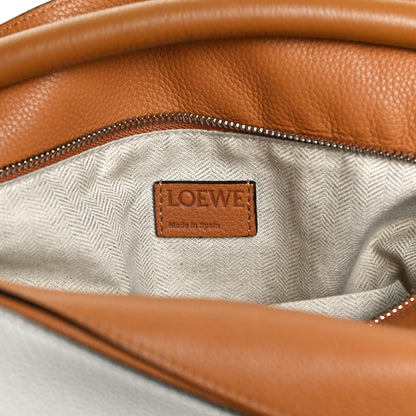 Loewe Calfskin Medium Puzzle Bag Tan Soft White 6 of 15