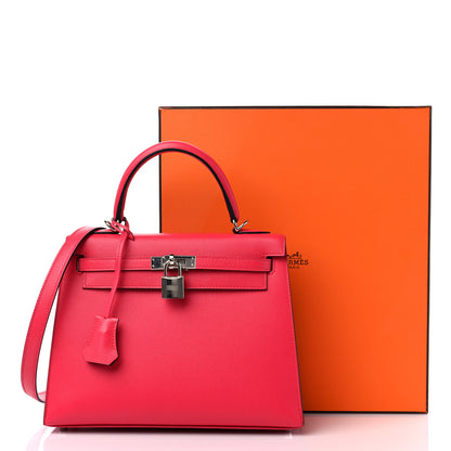 Hermes Epsom Kelly Sellier 25 Rose Extreme 10 of 10
