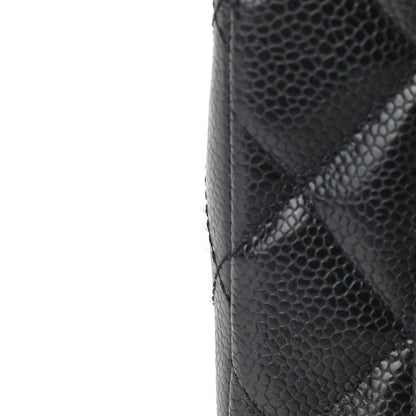 Chanel Caviar Quilted Jumbo Single Flap Black 9 of 16