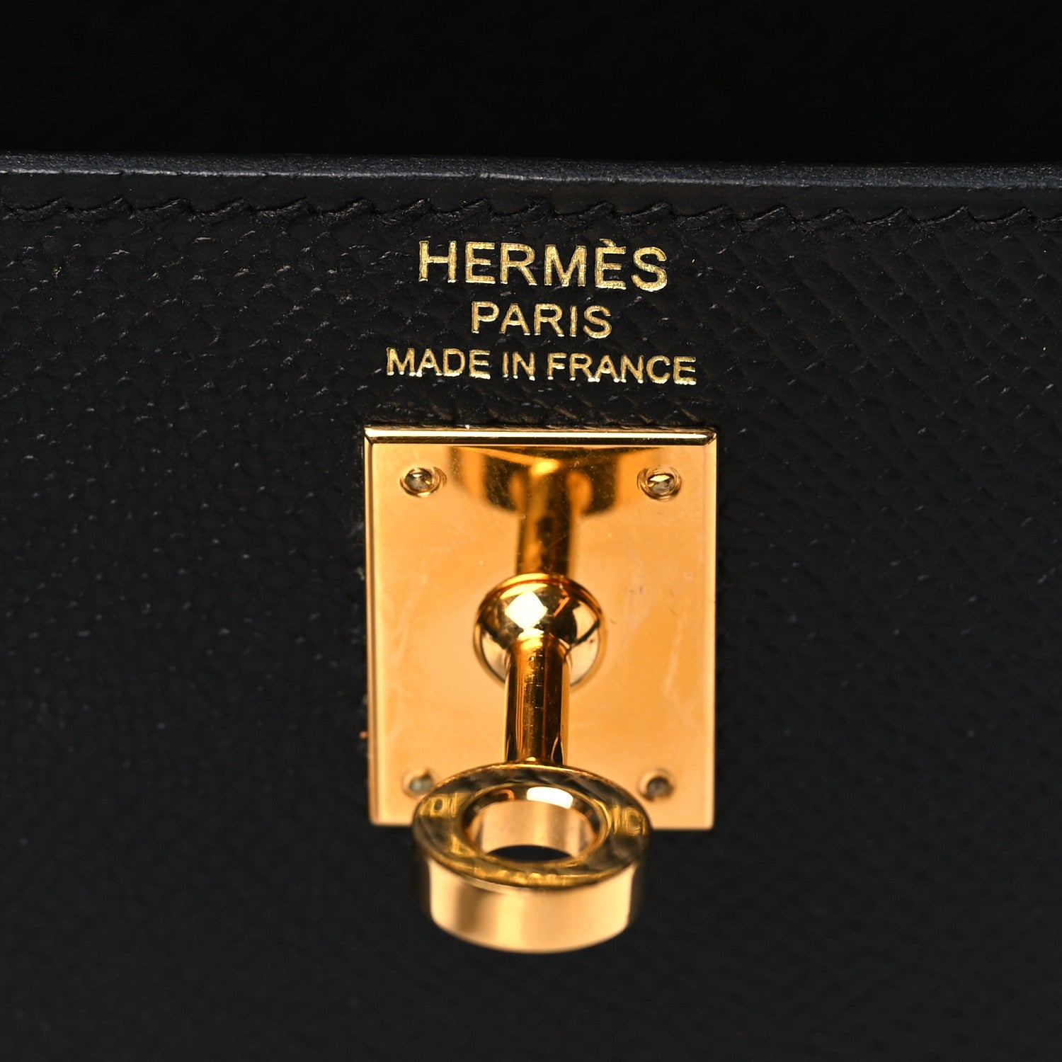 Hermes Epsom Kelly Sellier 25 Black 6 of 10