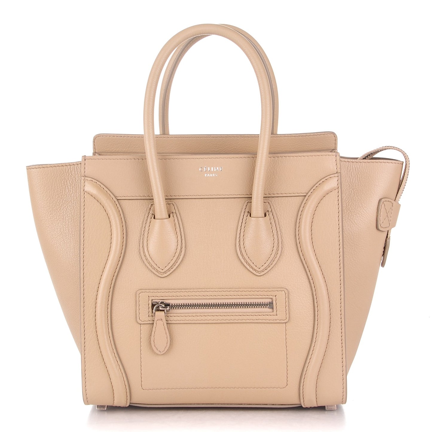 Goatskin Micro Luggage Sand