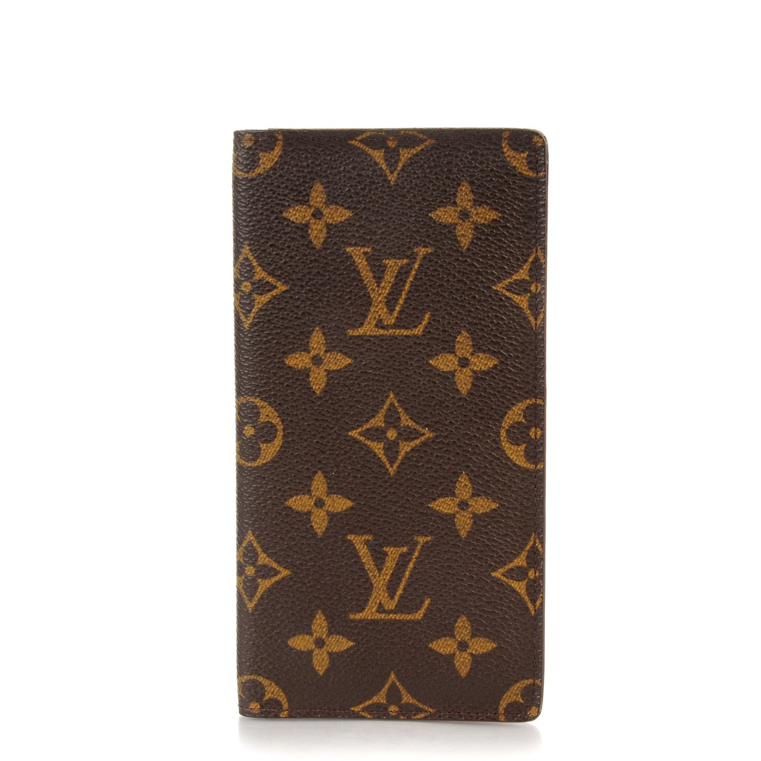 Louis Vuitton Monogram Porte Valeurs Checkbook Wallet 1 of 7