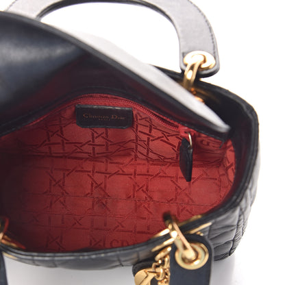Christian Dior Lambskin Cannage Mini Lady Dior Black 5 of 10