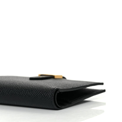Hermes Epsom Bearn Compact Wallet Black 8 of 9