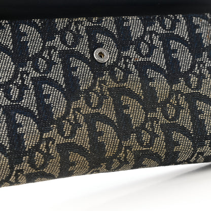 Christian Dior Monogram Saddle Wallet Navy 9 of 11