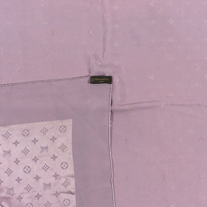 Louis Vuitton Silk Monogram Monaco Square Scarf Lilac 3 of 3
