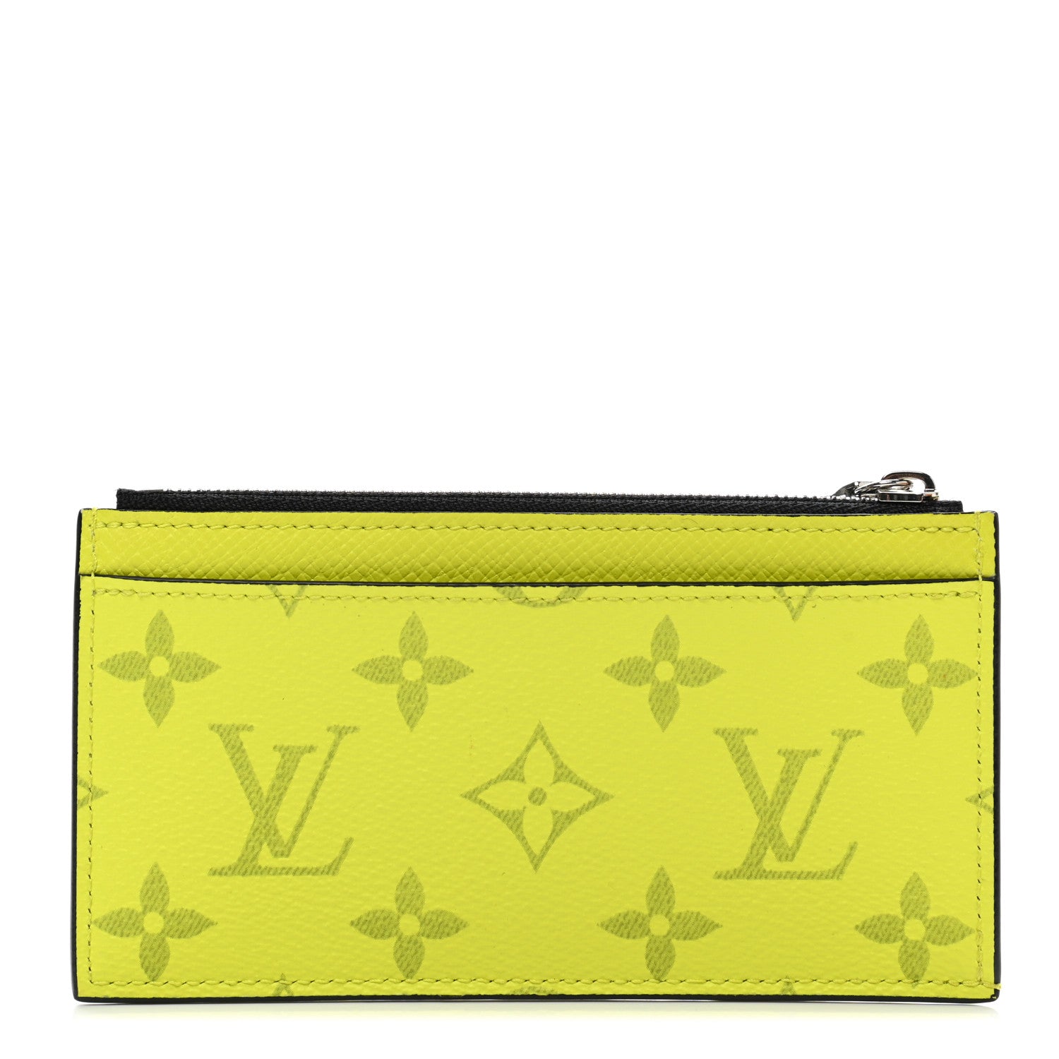 Louis Vuitton Monogram Taiga Coin Card Holder Yellow 1 of 8