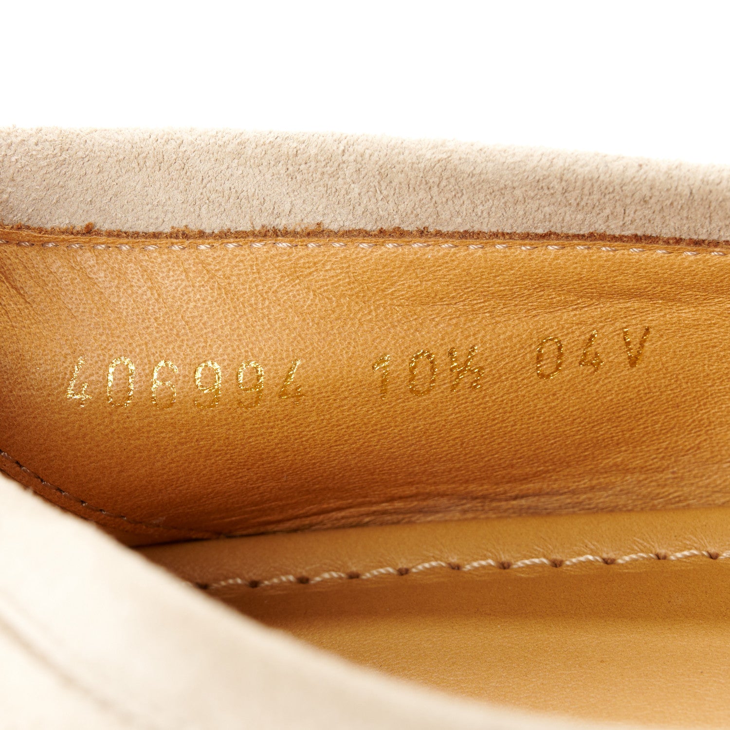 Gucci Suede Mens Horsebit Loafers 10.5 Oatmeal 8 of 9