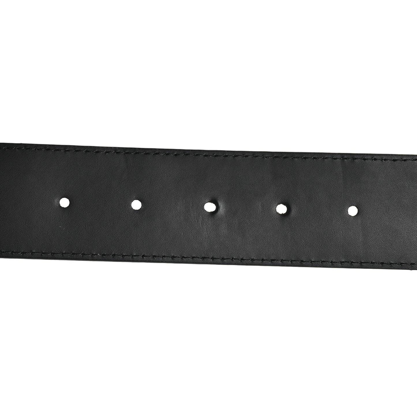 Taurillon Calfskin 40mm LV Initiales Reversible Belt 100 40 Black