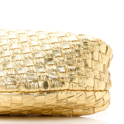 Bottega Veneta Metallic Nappa Intrecciato Mini Jodie Gold 11 of 11