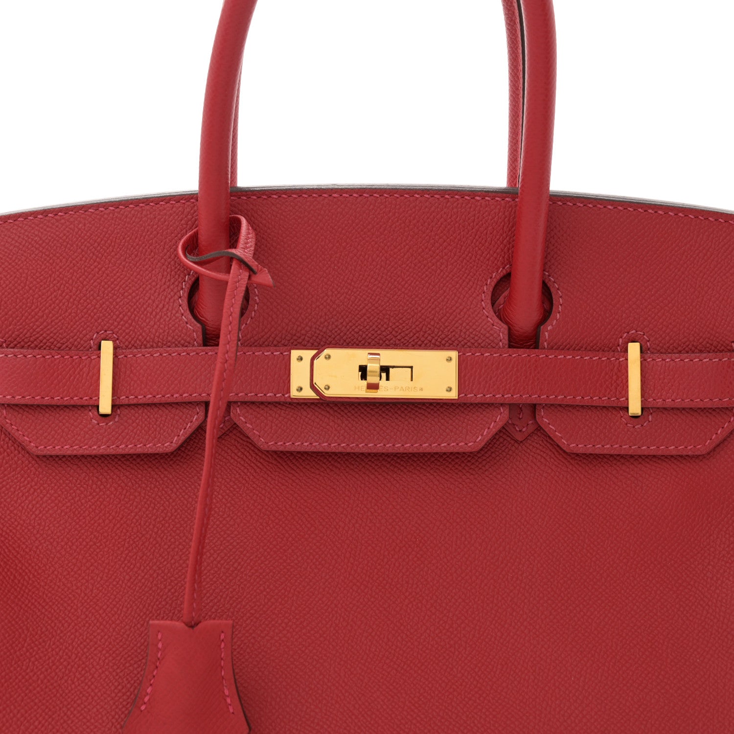 Hermes Epsom Birkin 30 Rouge Casaque 8 of 14