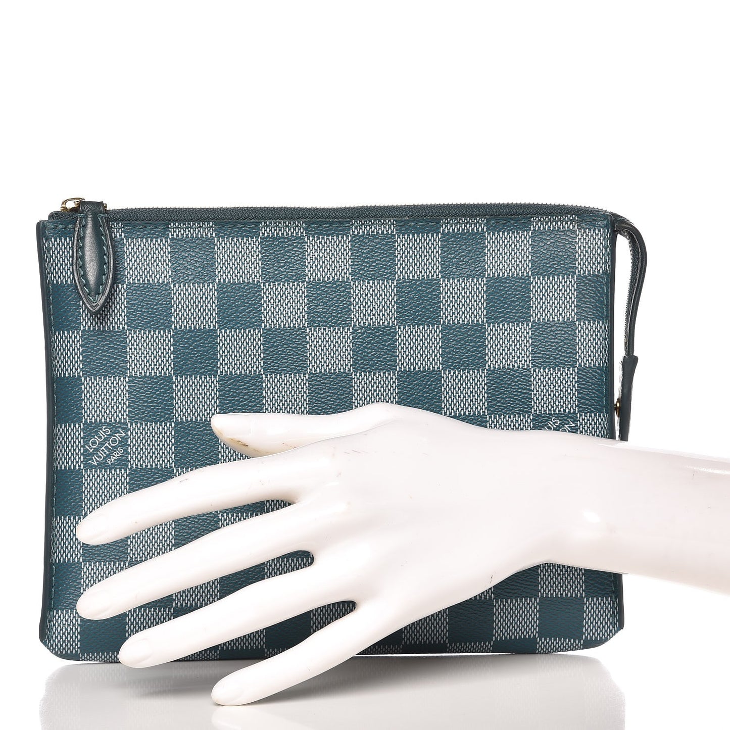 Damier Couleurs Element Clutch Cyan