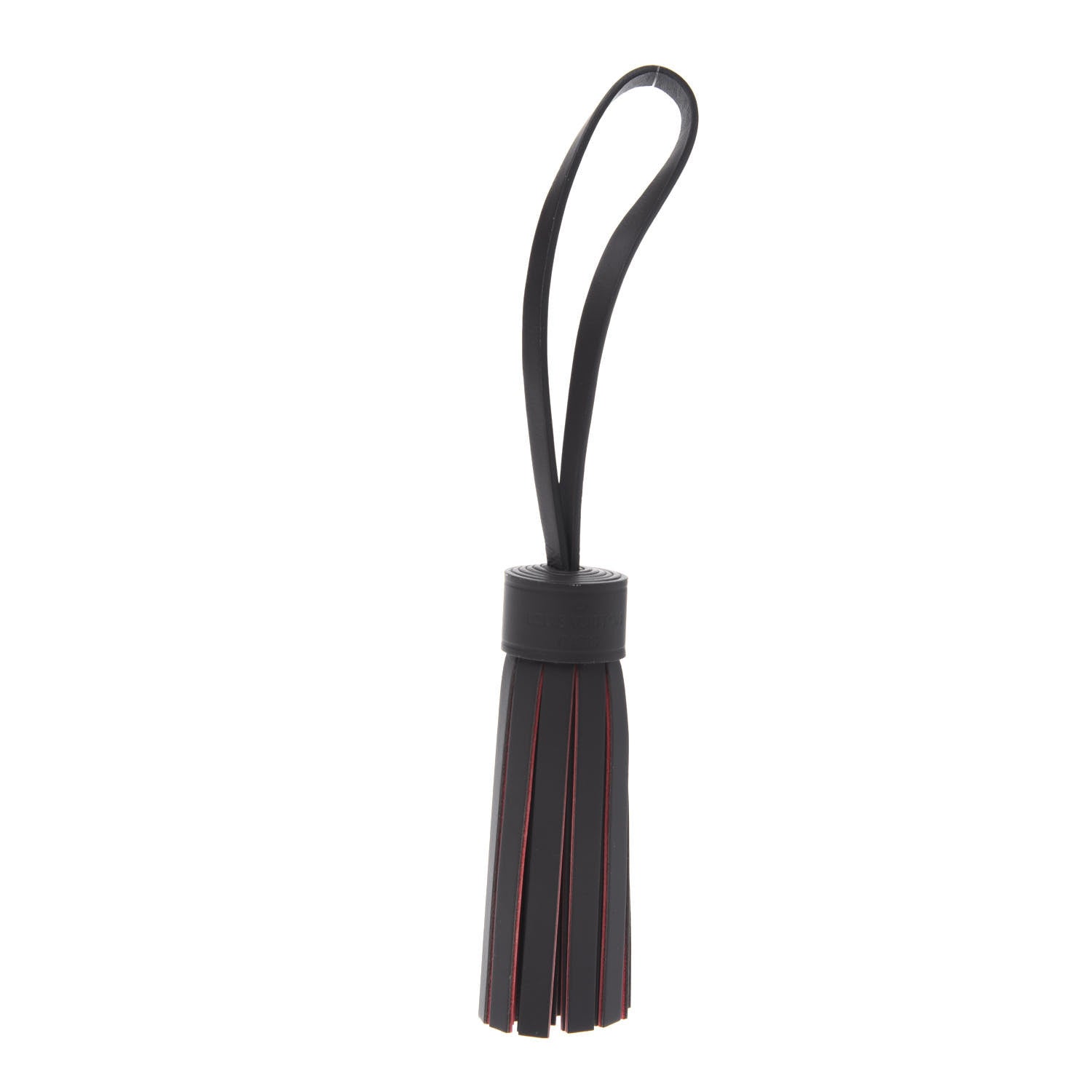 Louis Vuitton Calfskin Croisette Tassel Bag Charm Black 1 of 4