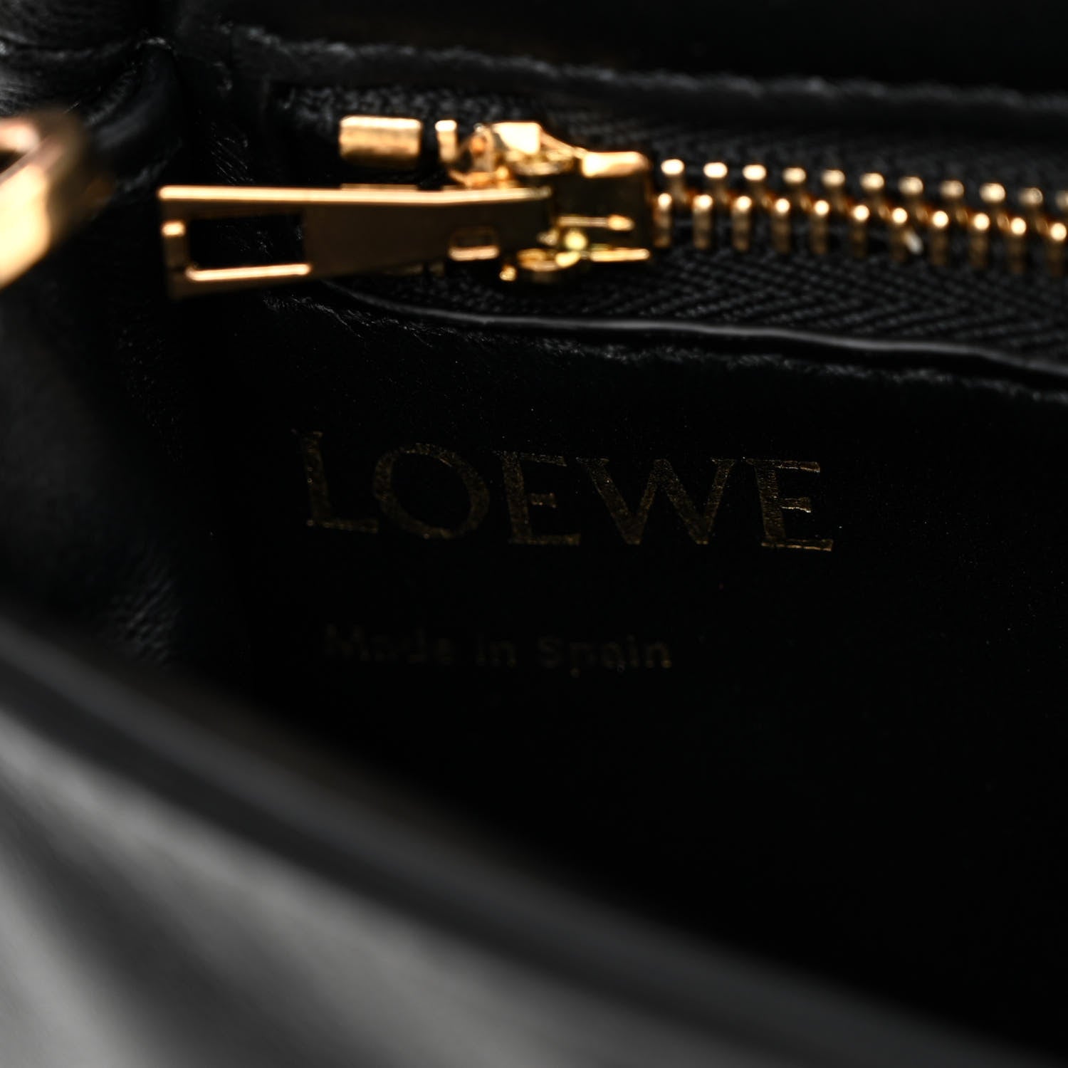 Loewe Shiny Nappa Lambskin Mini Goya Puffer Bag Black 6 of 10