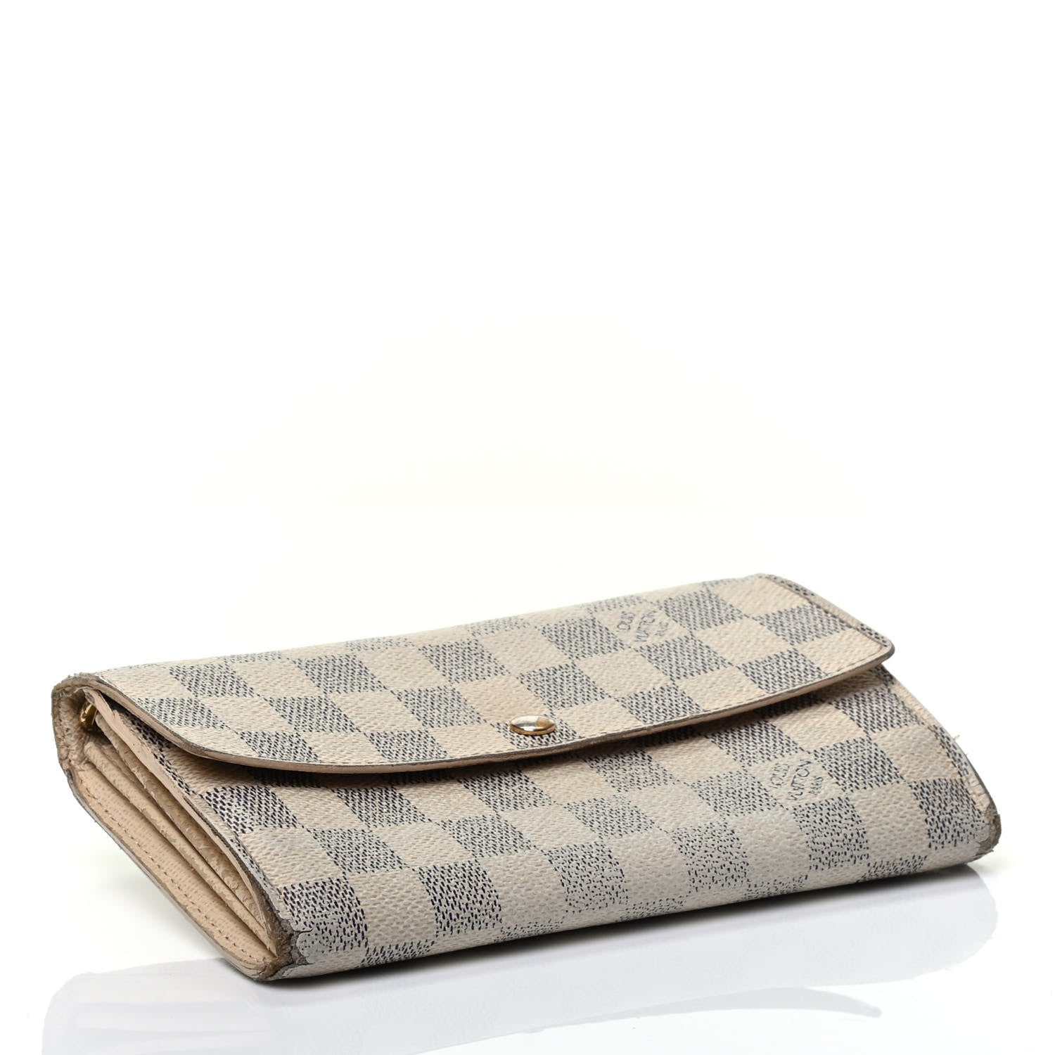 Louis Vuitton Damier Azur Sarah Wallet 4 of 10