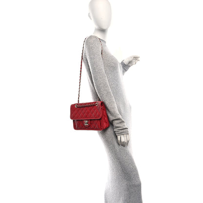Chanel Caviar Quilted Medium French Riviera Flap Red 2 of 10