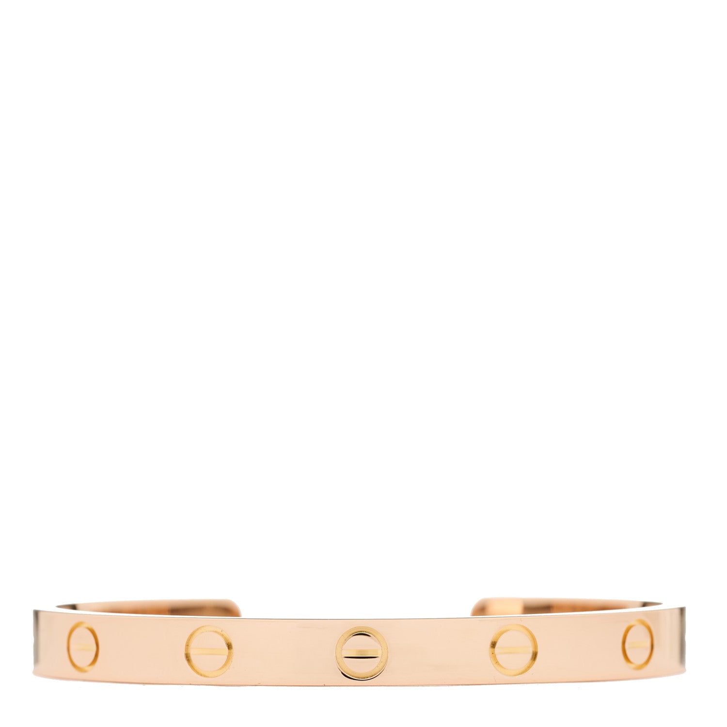 Cartier 18K Yellow Gold LOVE Cuff Bracelet 16 1 of 3