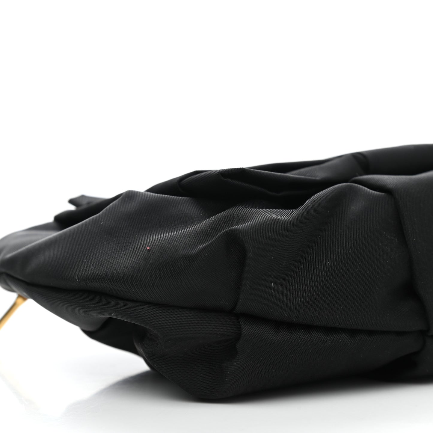 Tessuto Nylon Bow Wristlet Black